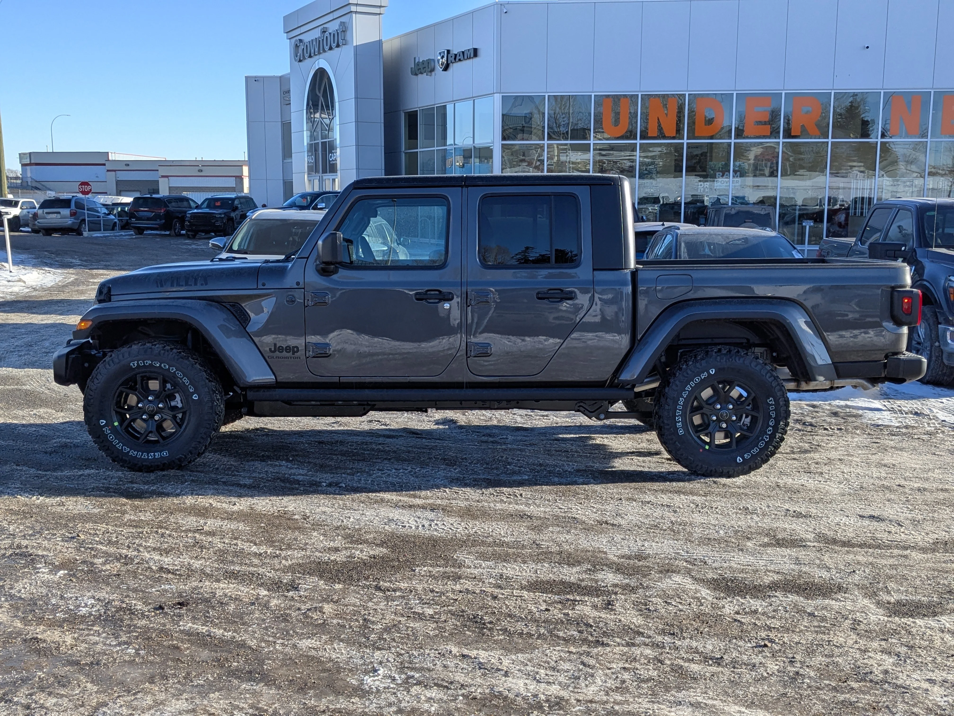 New 2026 Grey Jeep Willys - Off Road Tires - Willys Suspension - Heated Seats & Steering & Tons More! image 5