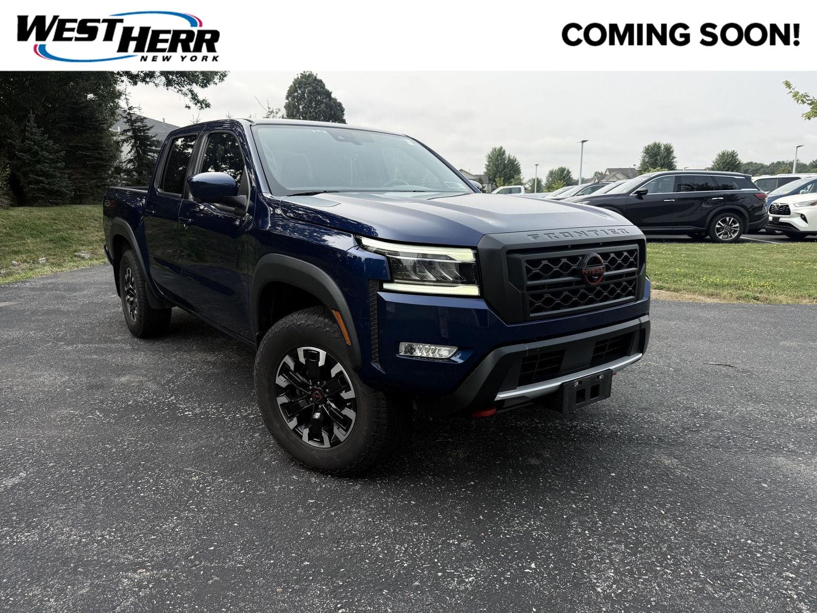 Certified Used 2023 Deep Blue Pearl Nissan PRO-4X image 1