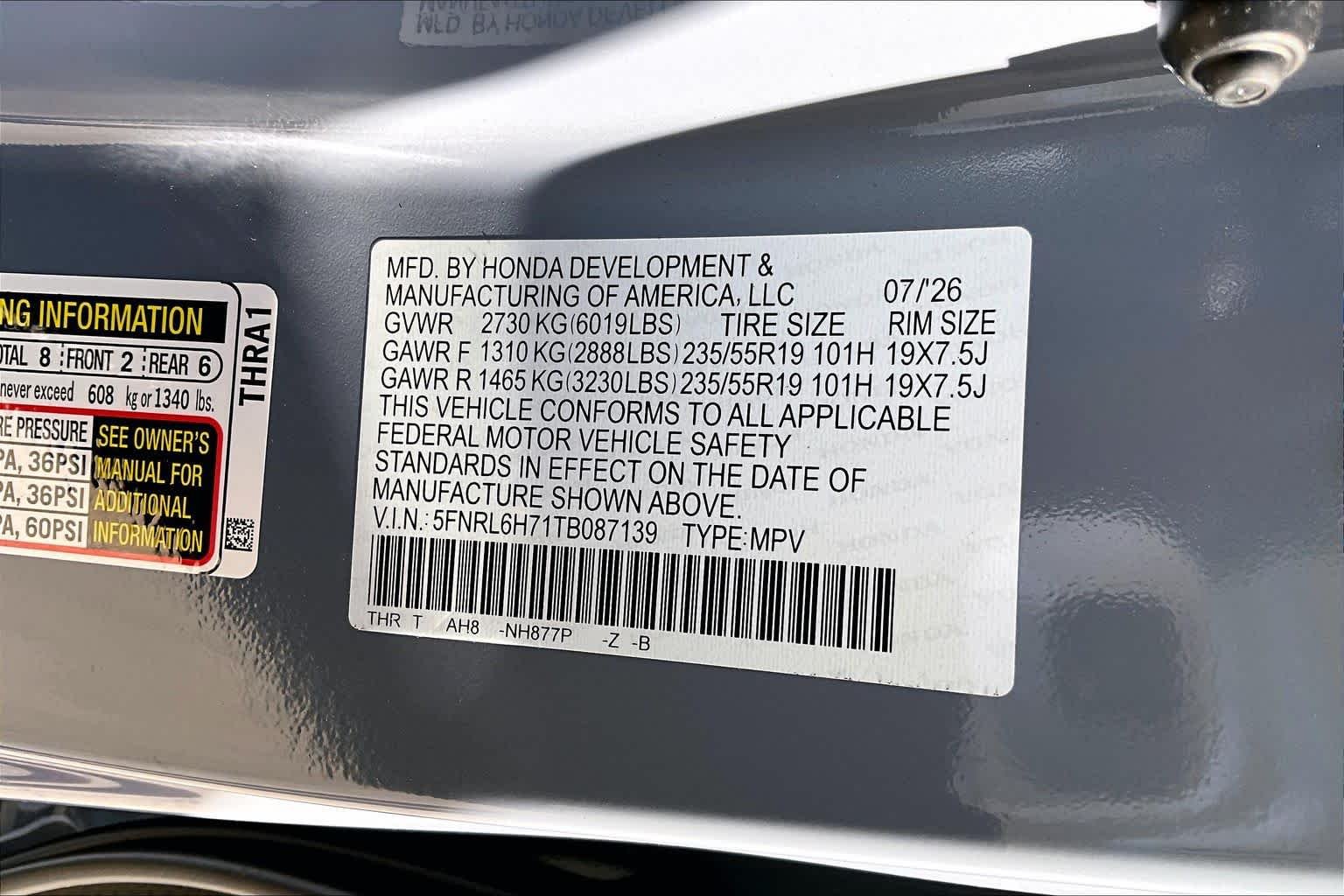 New 2026 Sonic Gray Pearl Honda Sport-L image 22