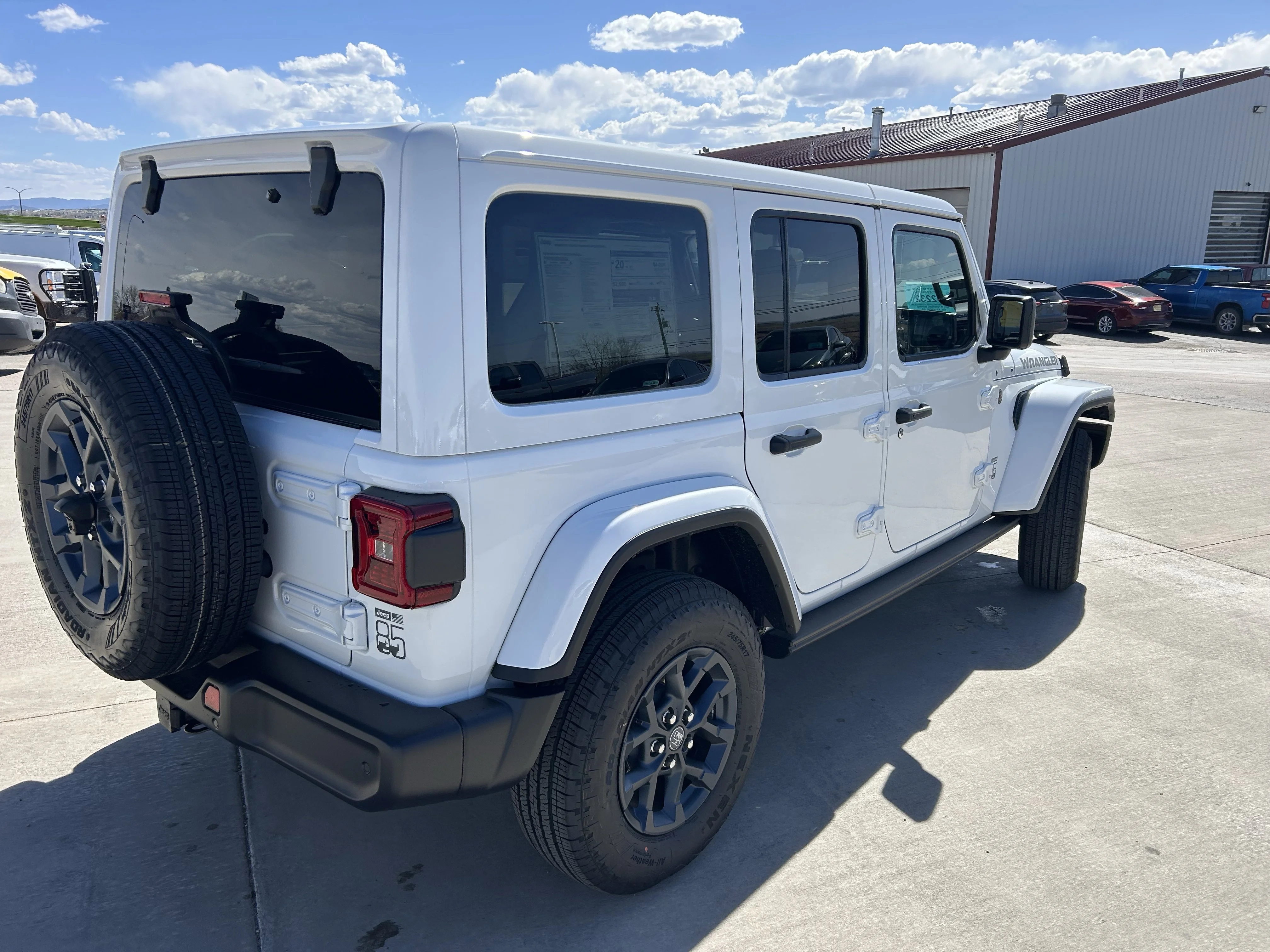 New 2026 Bright White Clear-Coat Exterior Paint Jeep 85th Anniversary image 5