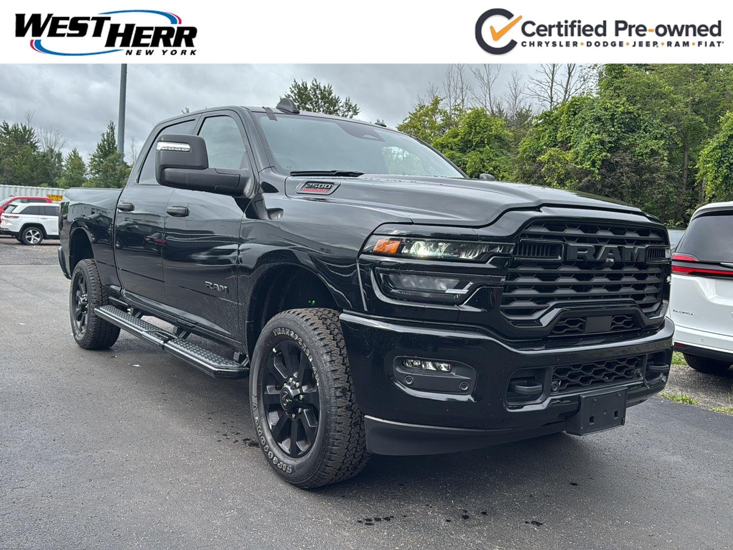 Used 2025 Diamond Black Crystal Pearlcoat Ram Big Horn image 1