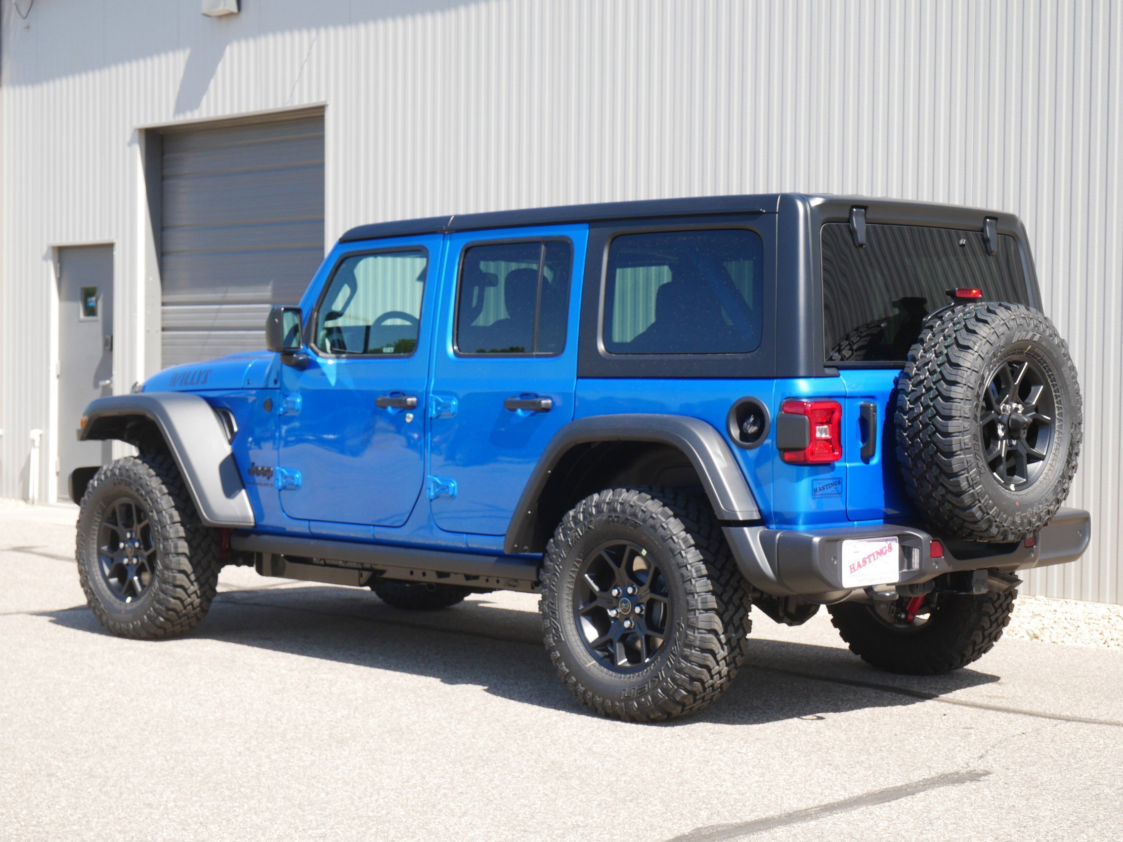 New 2026 Hydro Blue Pearl-Coat Exterior Paint Jeep Willys image 3