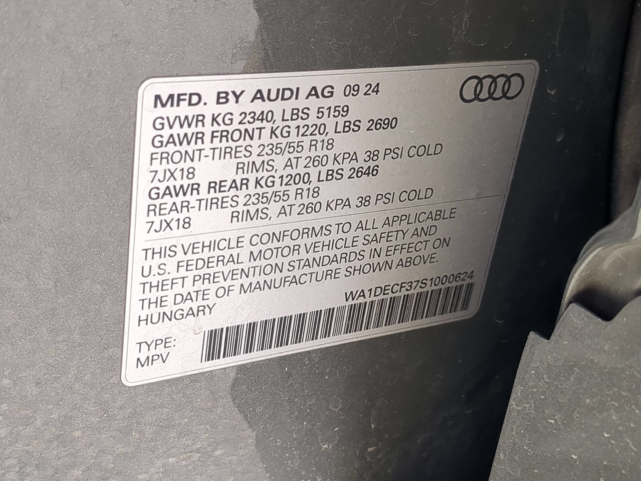 Used 2025 Gray Audi S line Premium image 33