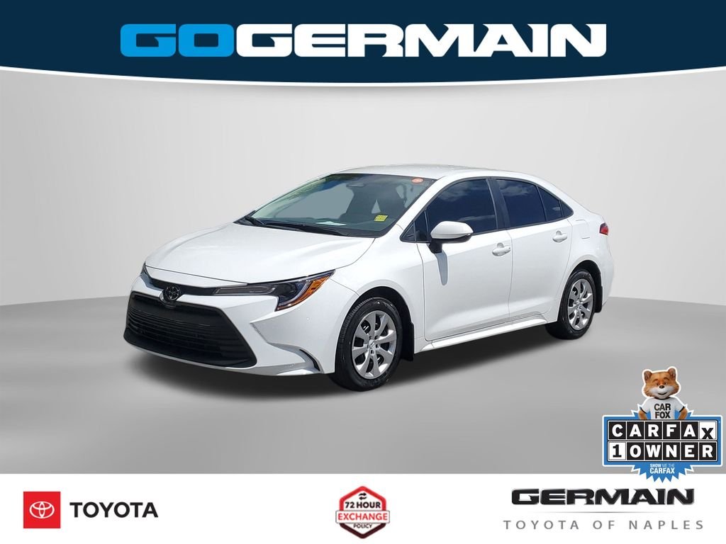 Used 2026 White Toyota LE image 1