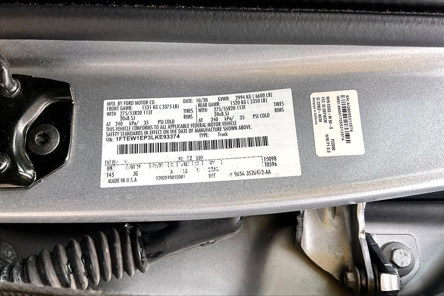 Used 2020 Iconic Silver Metallic Ford XL image 32