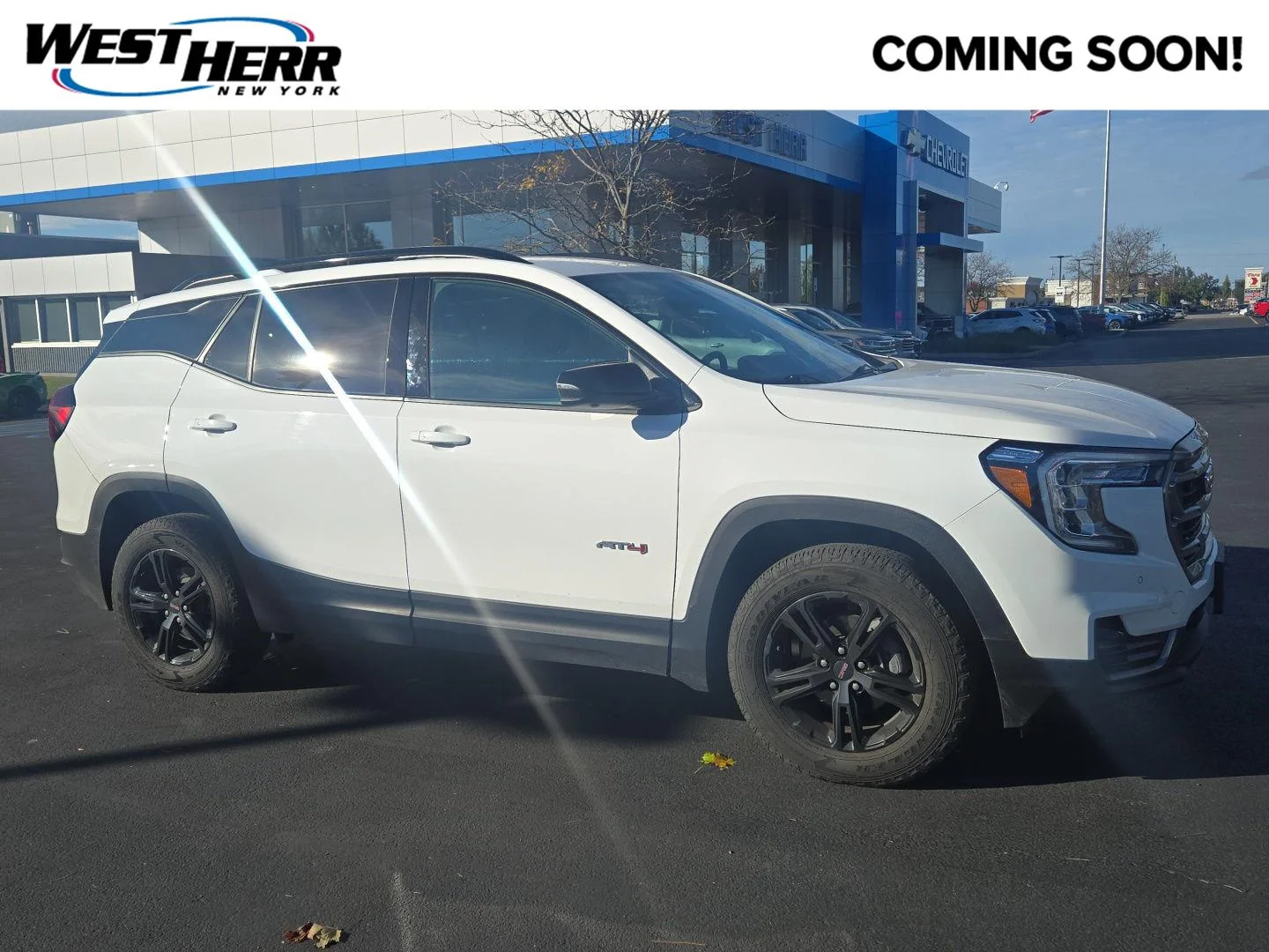 Used 2024 Summit White GMC AT4 image 1