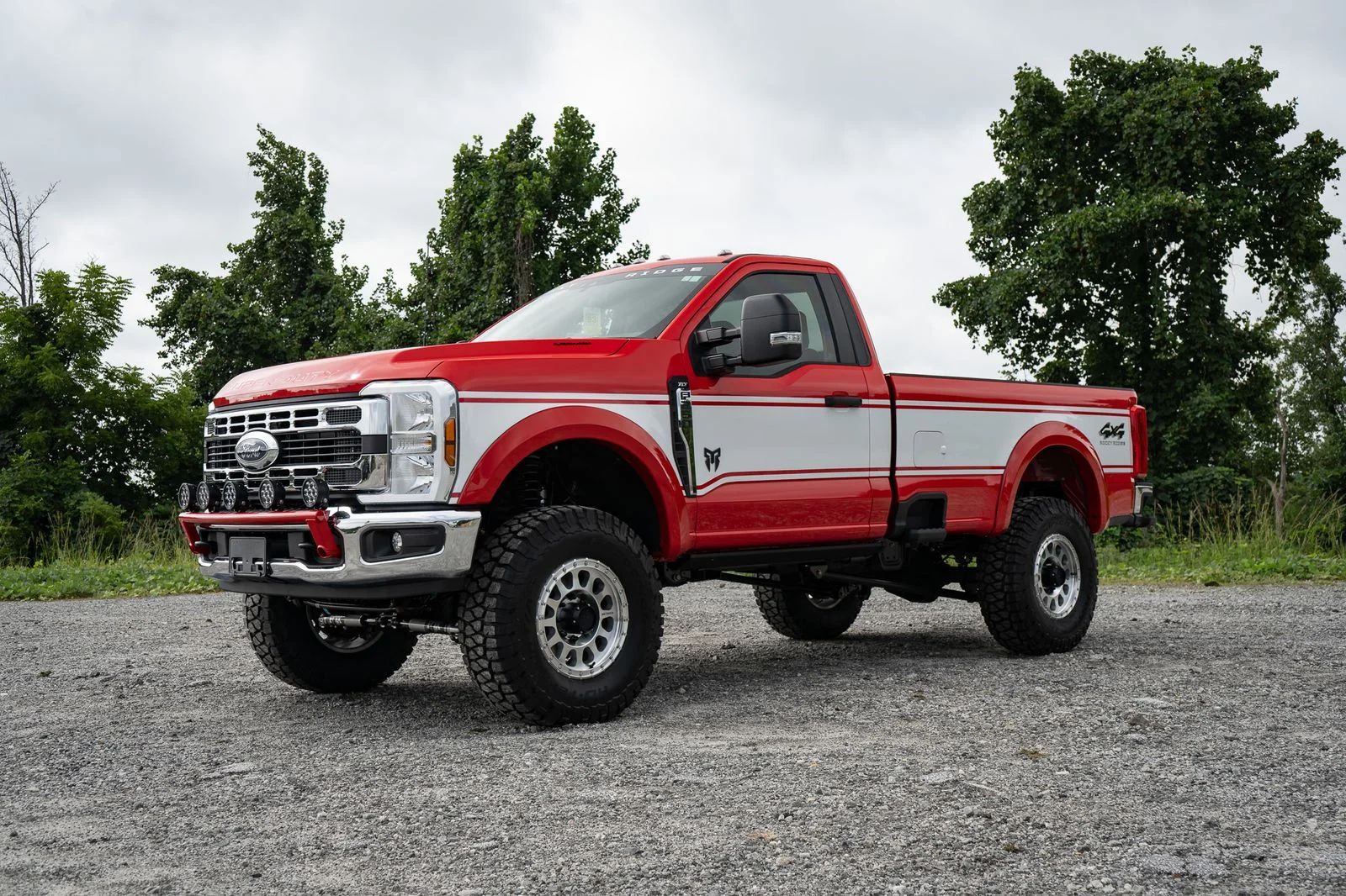 New 2026 Race Red Ford F-250® XLT with Rocky Ridge Retro Supercharged Package image 15