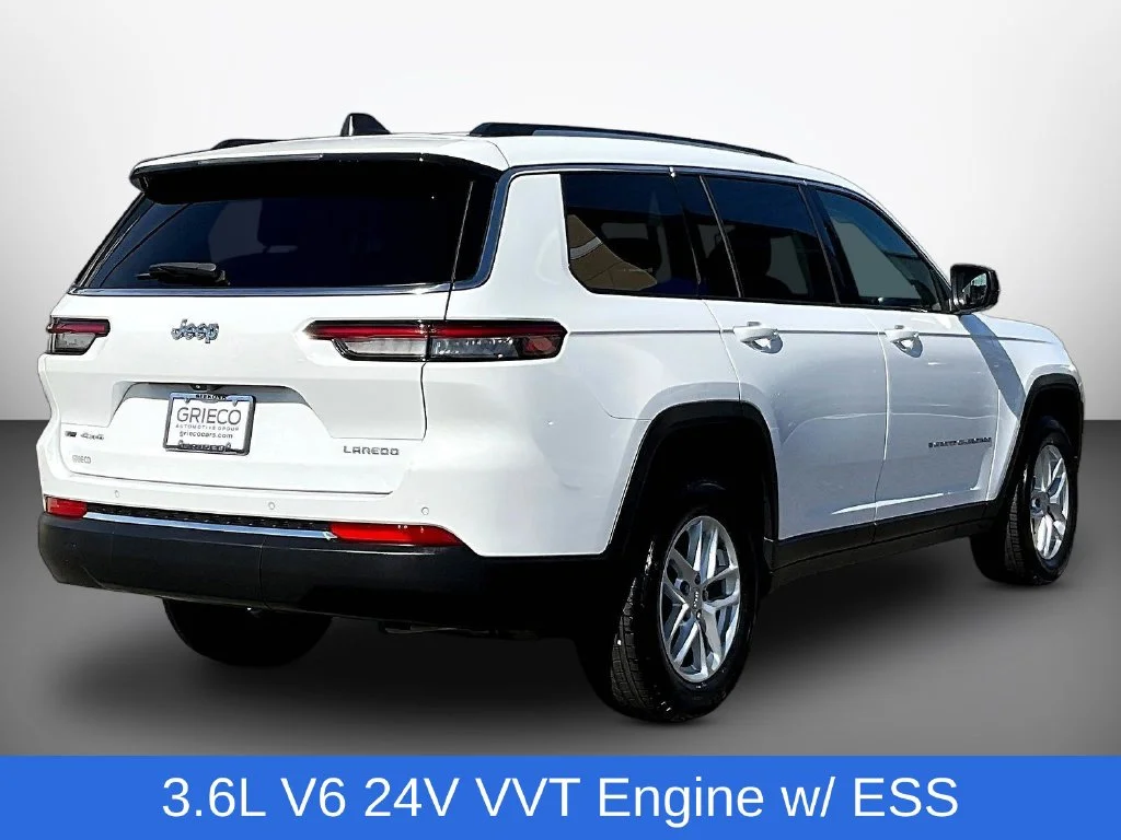 Used 2023 Bright White Clearcoat Jeep Laredo image 7