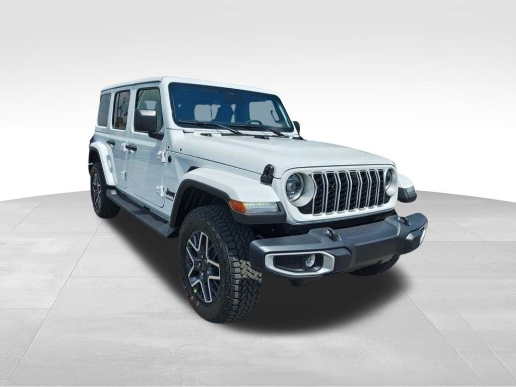 New 2026 Bright White Clear-Coat Exterior Paint Jeep Sahara image 7