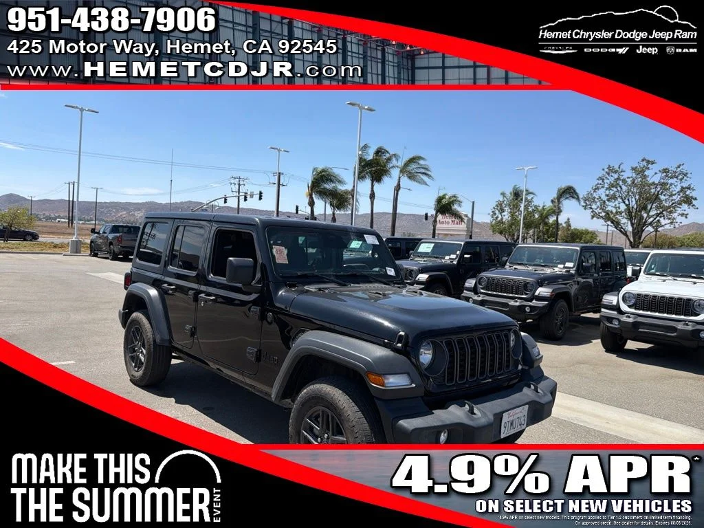 Used 2025 Black Jeep Sport S image 1