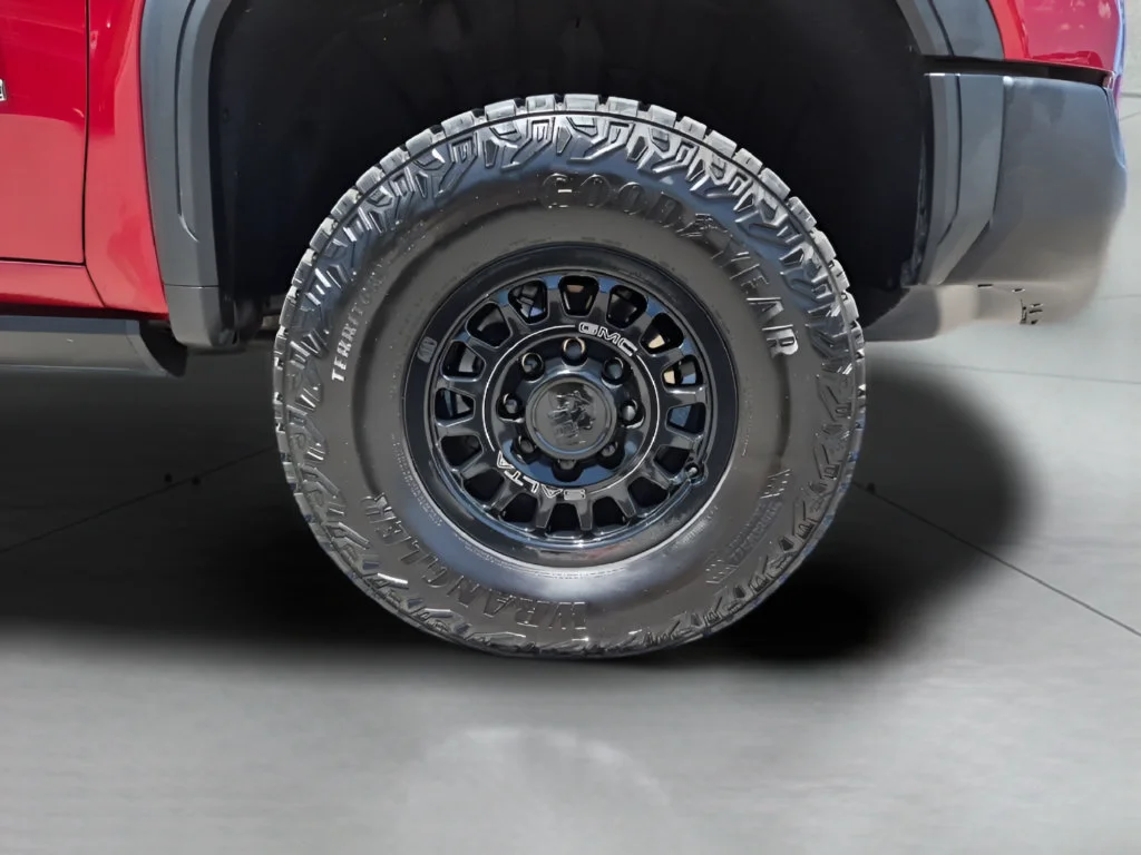Used 2025 Volcanic Red Tintcoat GMC AT4X image 18