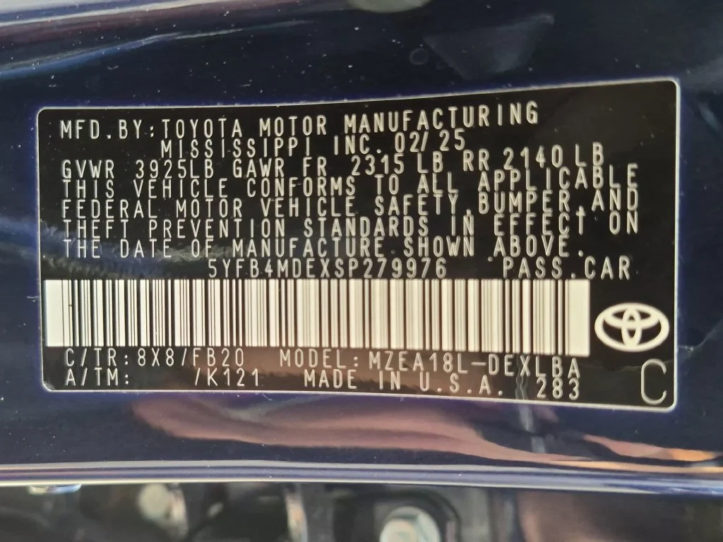 Used 2025 Black Toyota LE image 32