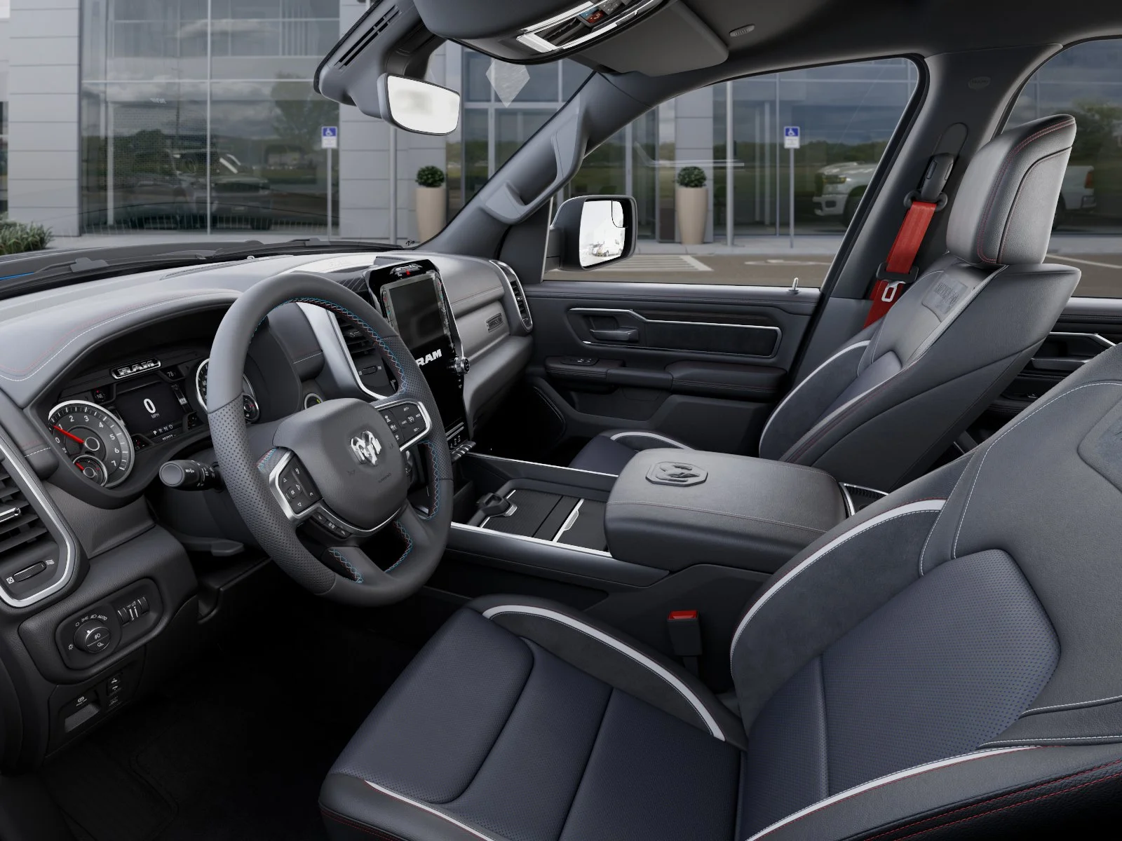 New 2026 Hydro Blue Pearl-Coat Exterior Paint RAM Laramie image 22