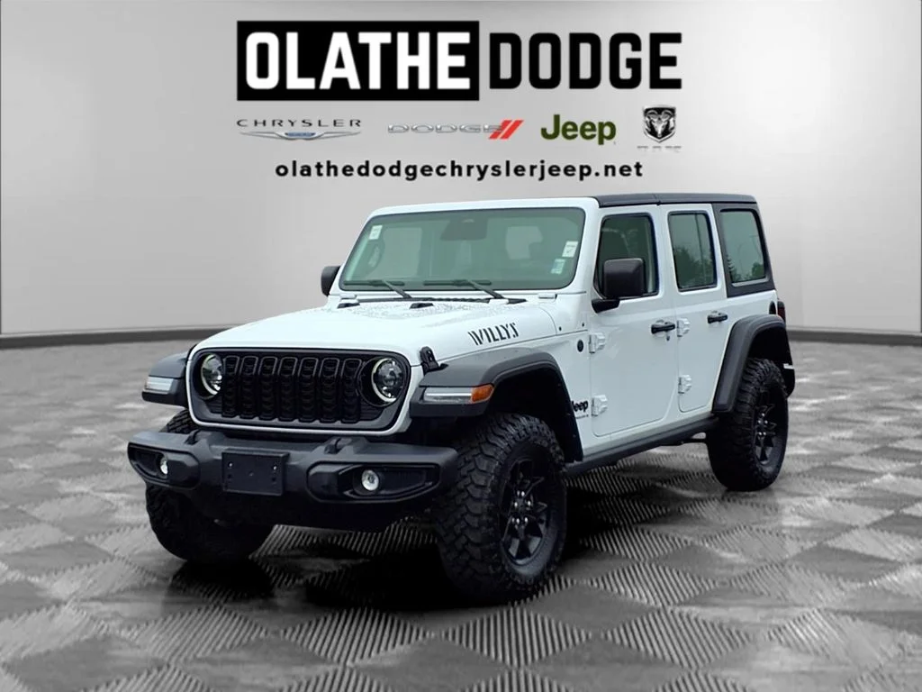 Certified Used 2025 White Jeep Willys image 1