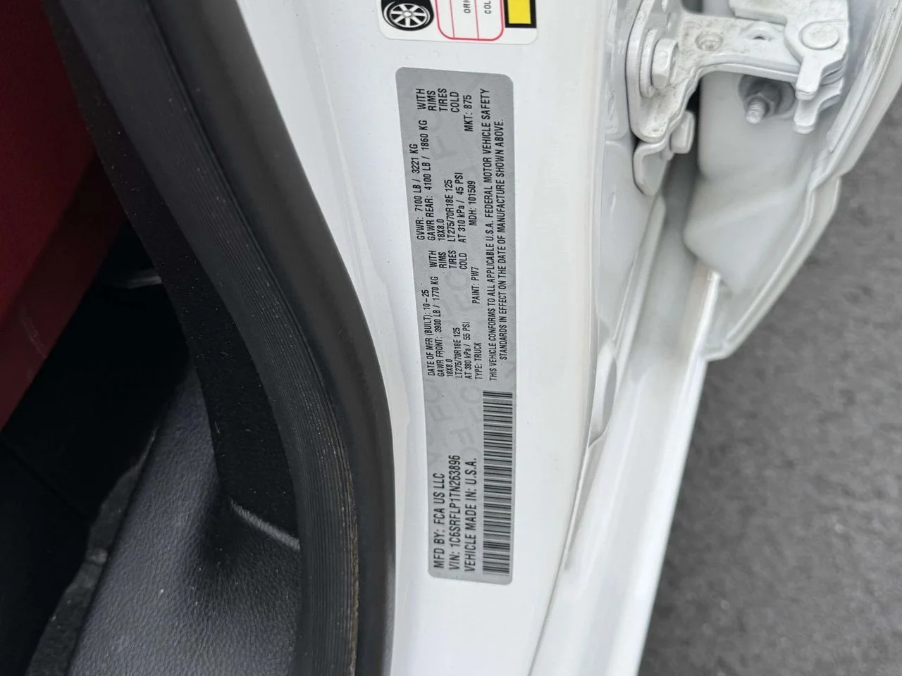 Used 2026 Bright White Clearcoat RAM Rebel Crew Cab 4x4 57