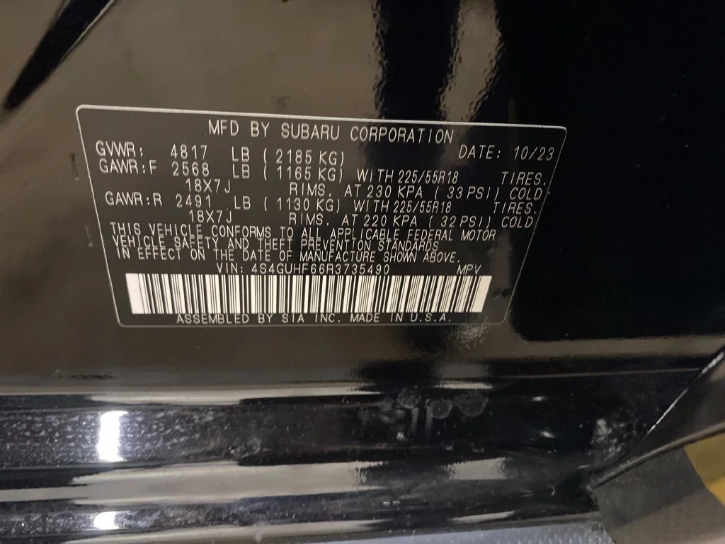Certified Used 2024 Black Subaru Sport image 29