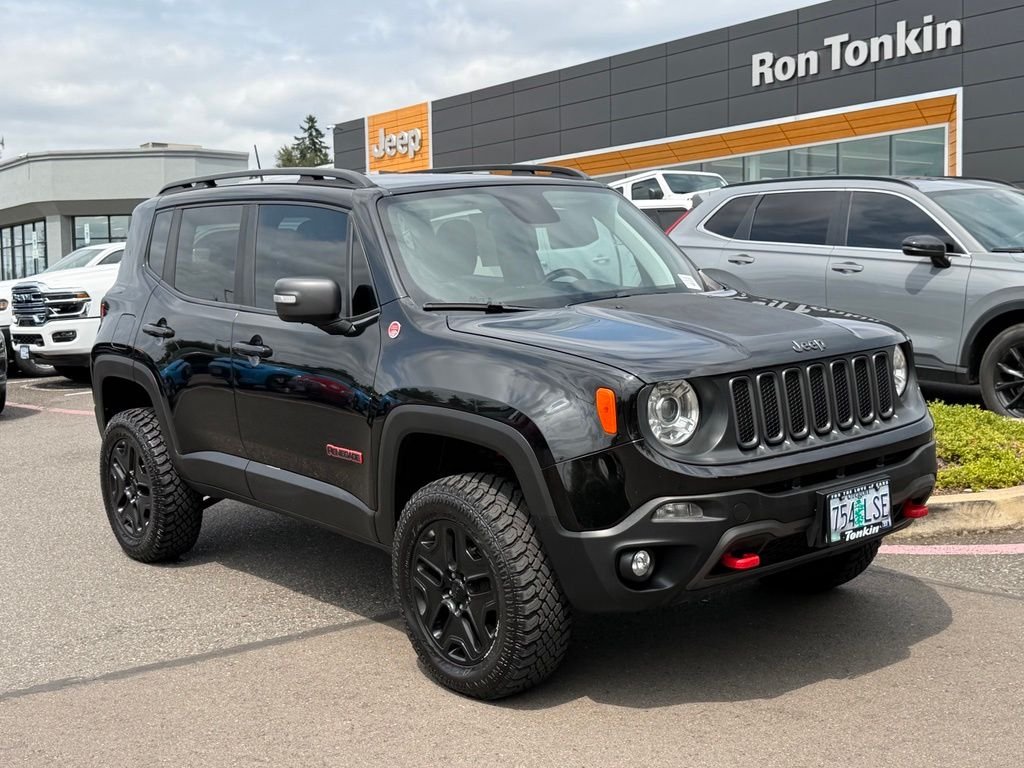 Used 2018 Jeep Renegade Trailhawk with VIN ZACCJBCB4JPH99943 for sale in Milwaukie, OR