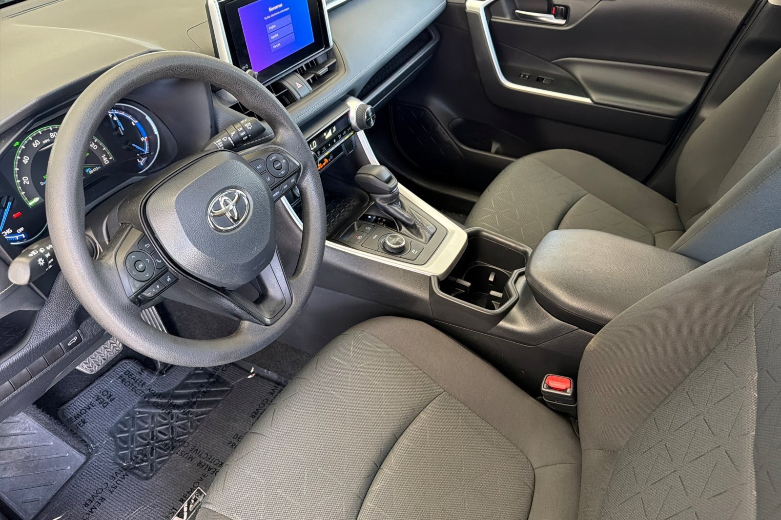 Certified Used 2024 Midnight Black Metallic Toyota Hybrid XLE image 9
