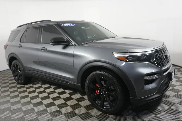 Certified Used 2023 Gray Metallic Ford ST image 1