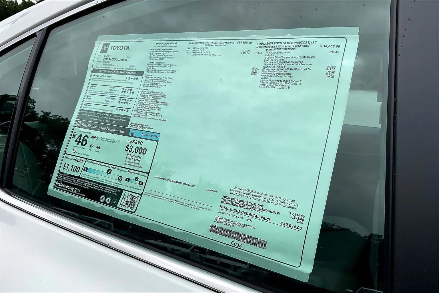 New 2026 Wind Chill Pearl Toyota XLE image 20