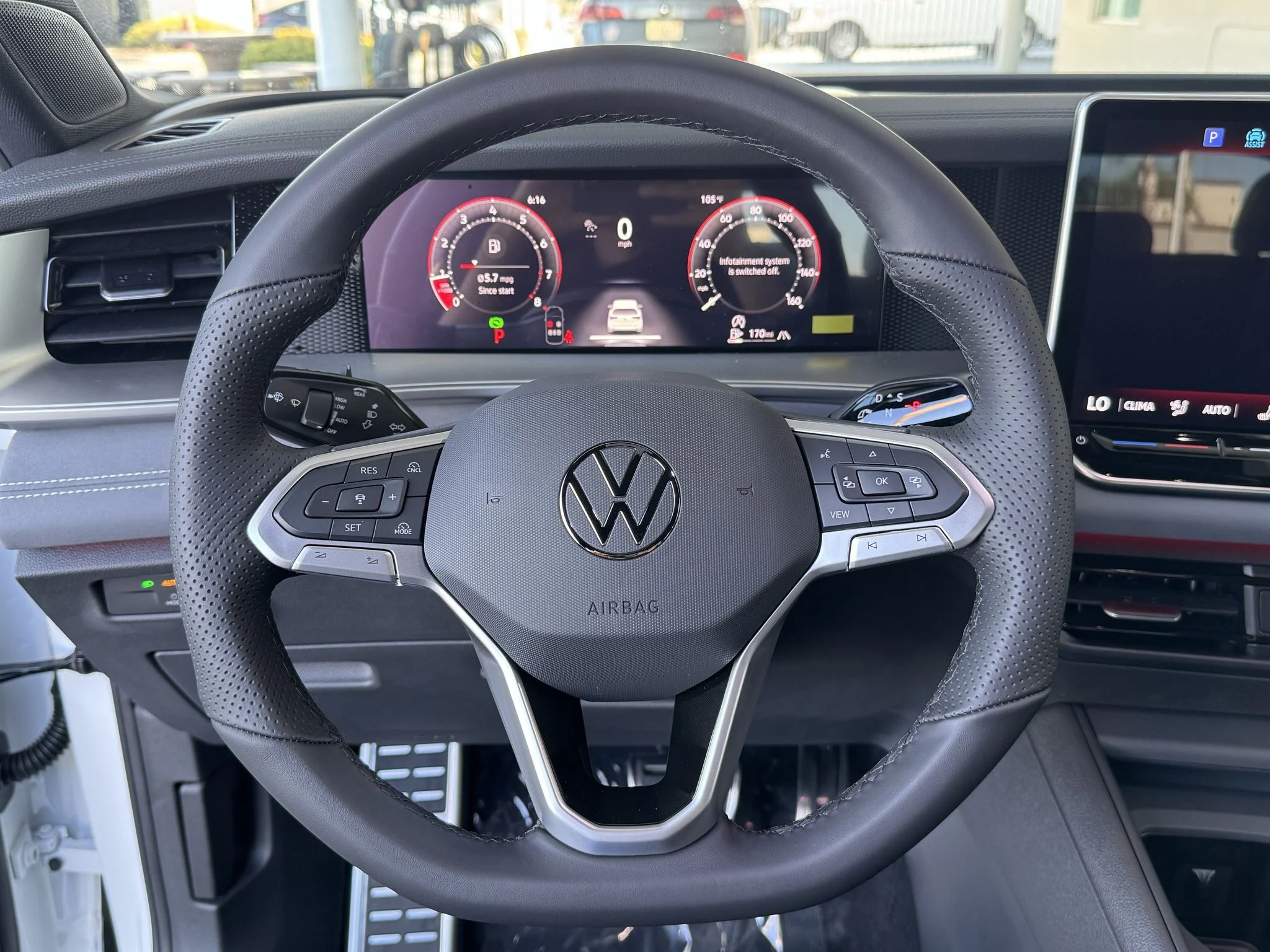 New 2026 Opal White Pearl Volkswagen SE R-Line Black image 17