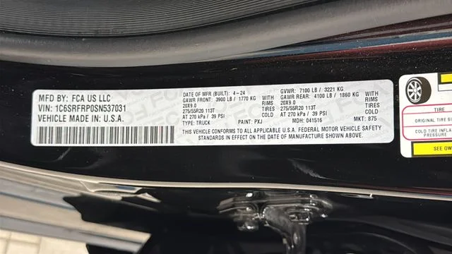 Used 2025 Diamond Black Ram Laramie image 39