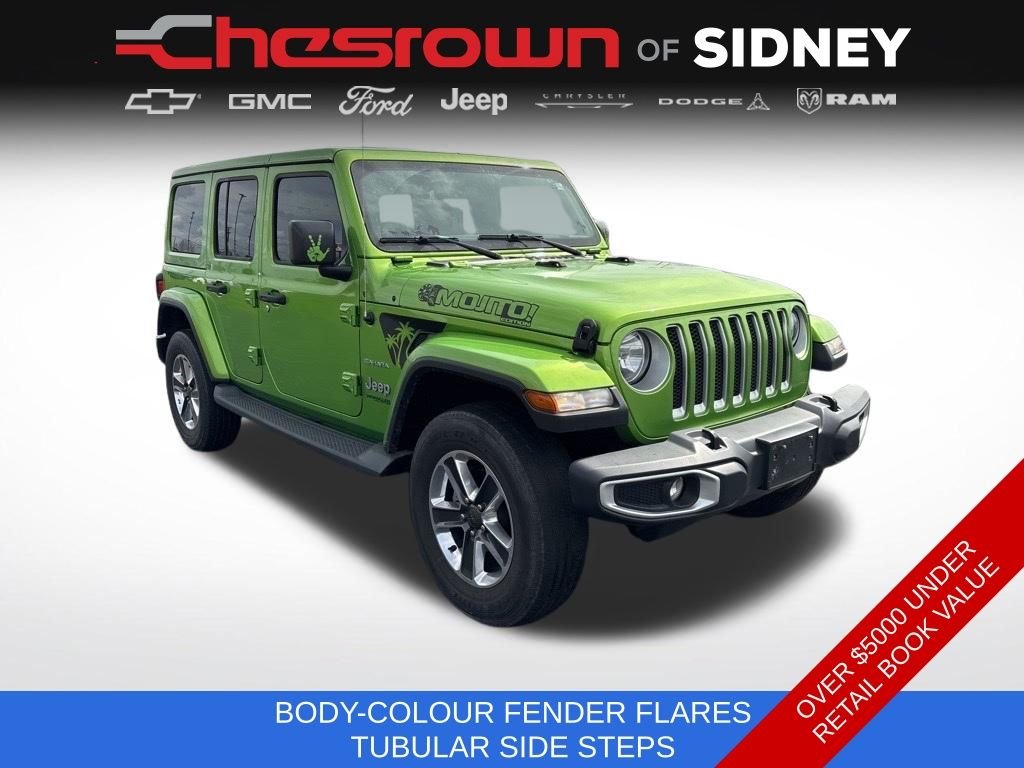 Used 2019 Green Jeep Unlimited Sahara image 7
