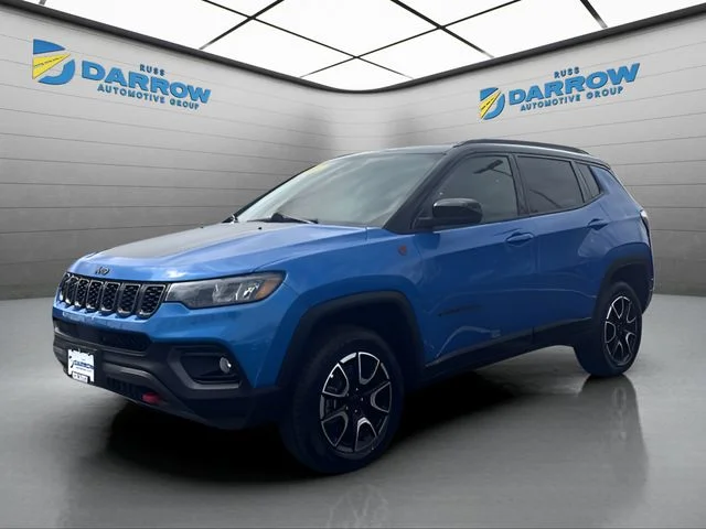Used 2025 Blue Jeep Trailhawk image 1