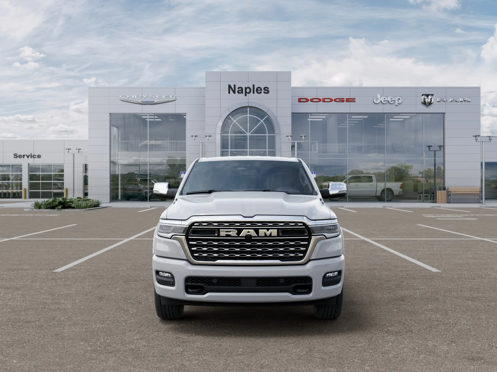 New 2026 Bright White Clearcoat RAM Limited image 6