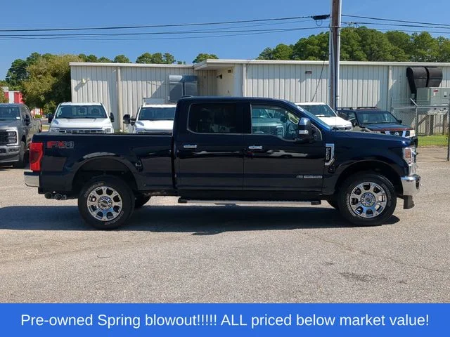 Used 2021 Blue Ford Lariat image 14