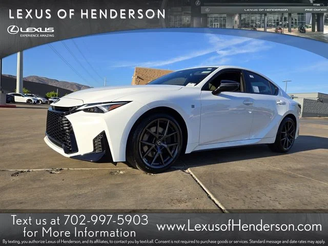 2026 Lexus IS 350 F SPORT DESIGN