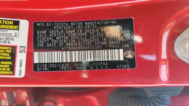 Certified Used 2025 SUPERSONIC RED/BLACK Toyota  image 25