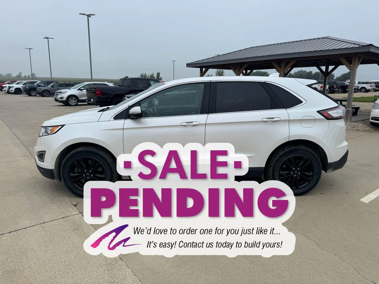 Used 2016 Ford Edge SEL with VIN 2FMPK4J85GBB03813 for sale in Charles City, IA