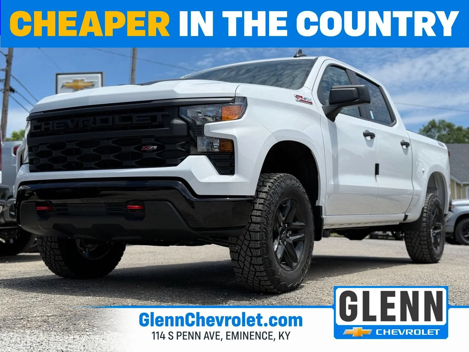New 2026 Summit White Chevrolet Custom Trail Boss image 1