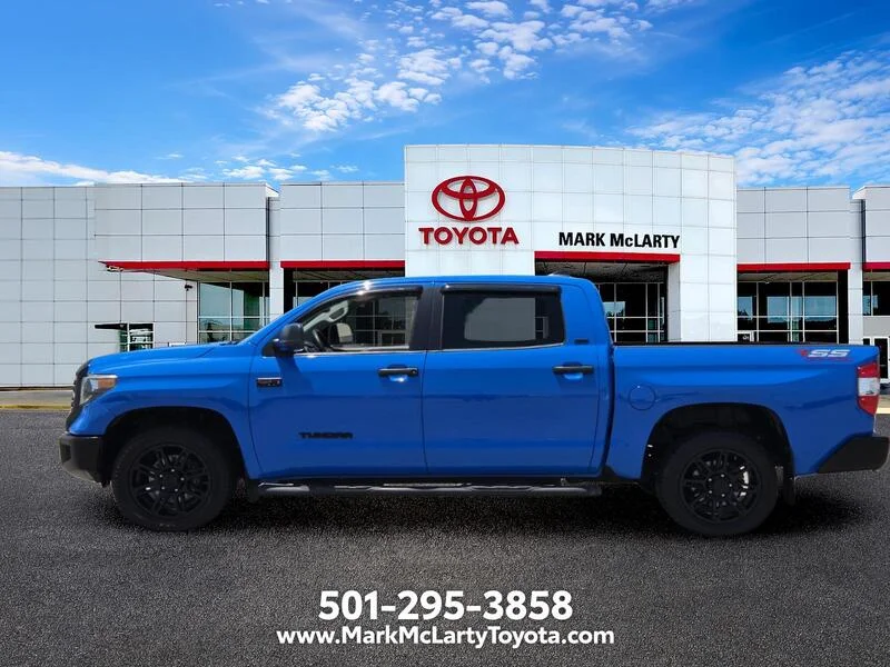 Used 2020 BLUE TOYOTA SR5 CREWMAX 5.5