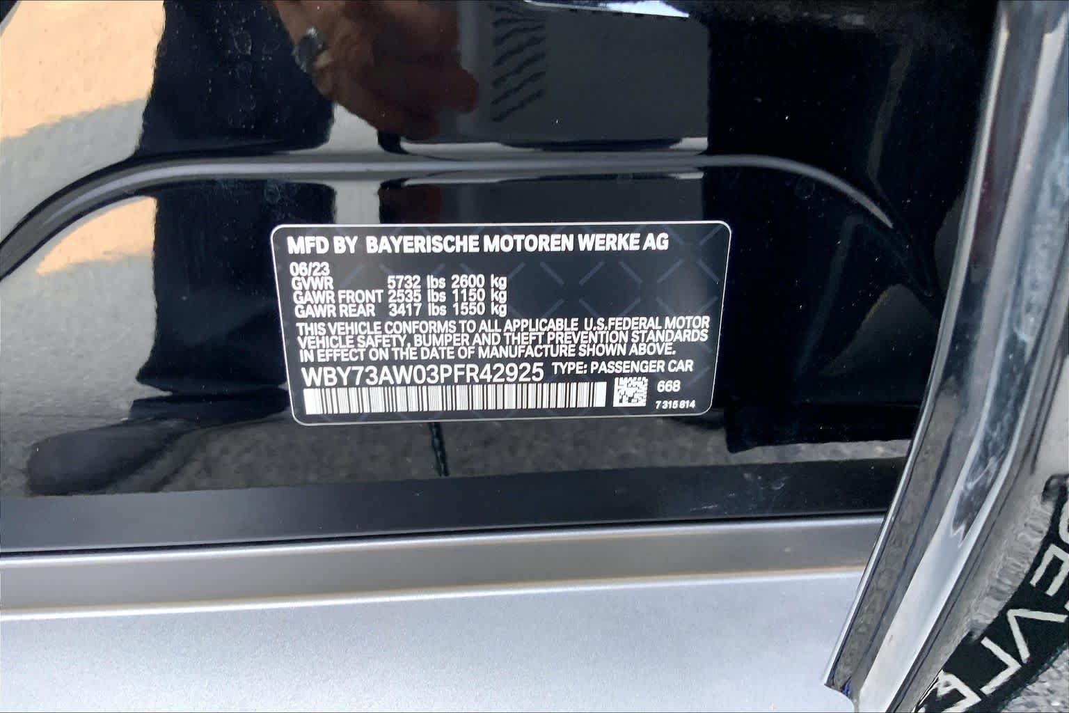 Used 2023 Jet Black BMW eDrive40 image 36
