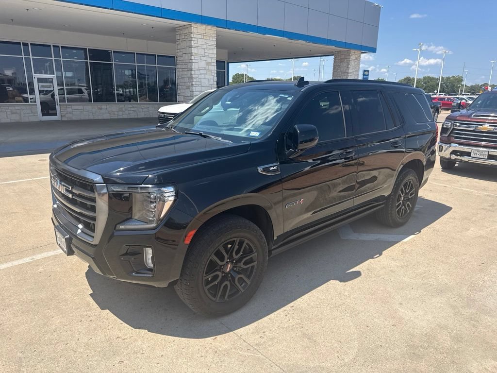 Used 2021 ONYX BLACK GMC AT4 image 1