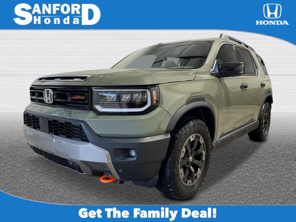 New 2026 Ash Green Metallic Honda TrailSport Elite image 1