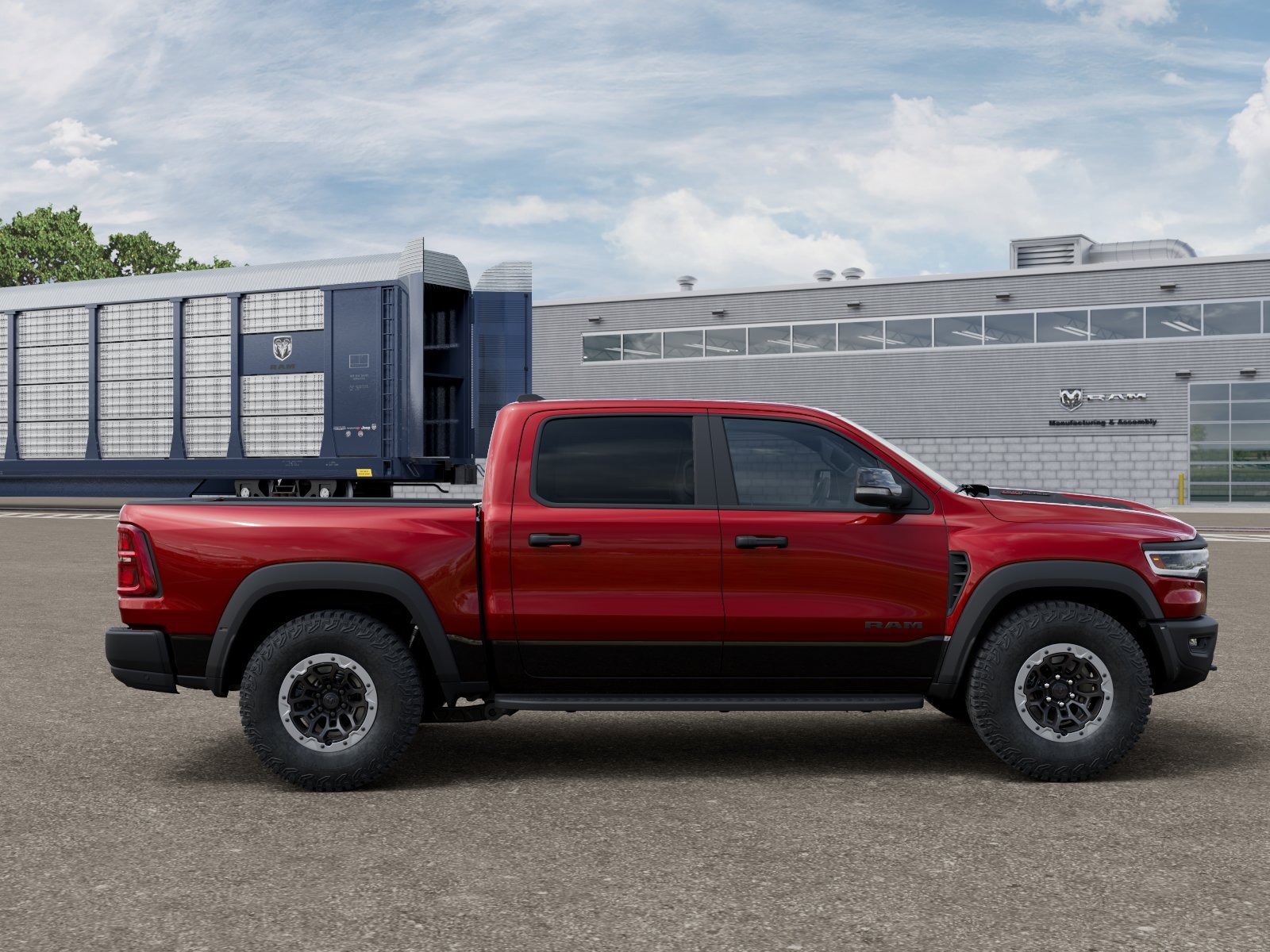 New 2026 Molten Red Pearl-Coat Exterior Paint RAM RHO image 12