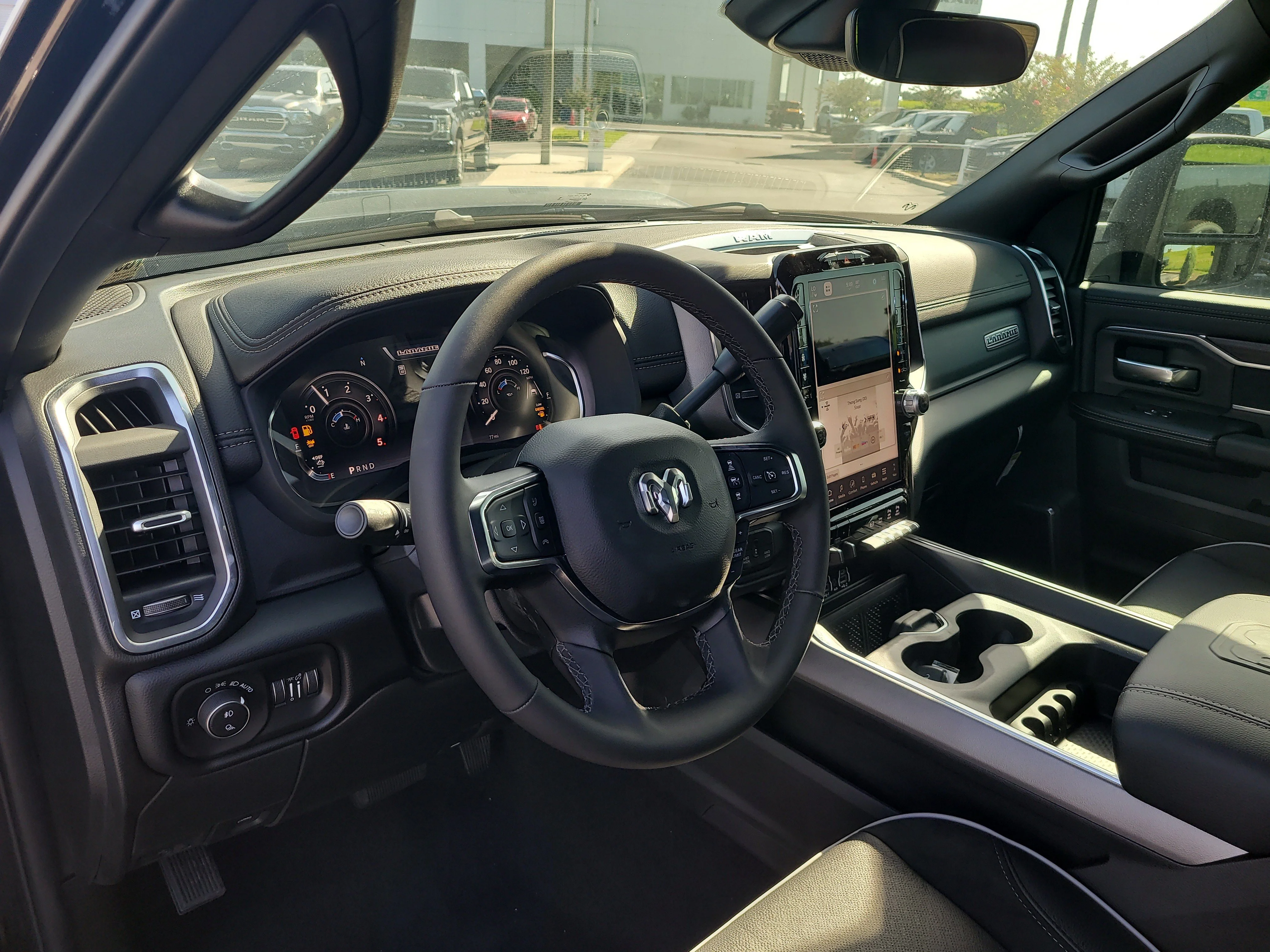 New 2026 Diamond Black Crystal Pearlcoat RAM Laramie image 14