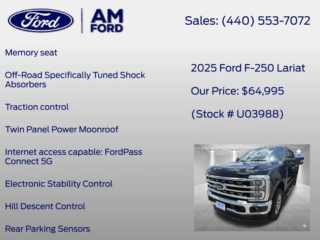 Certified Used 2025 Black Metallic Ford Lariat image 27