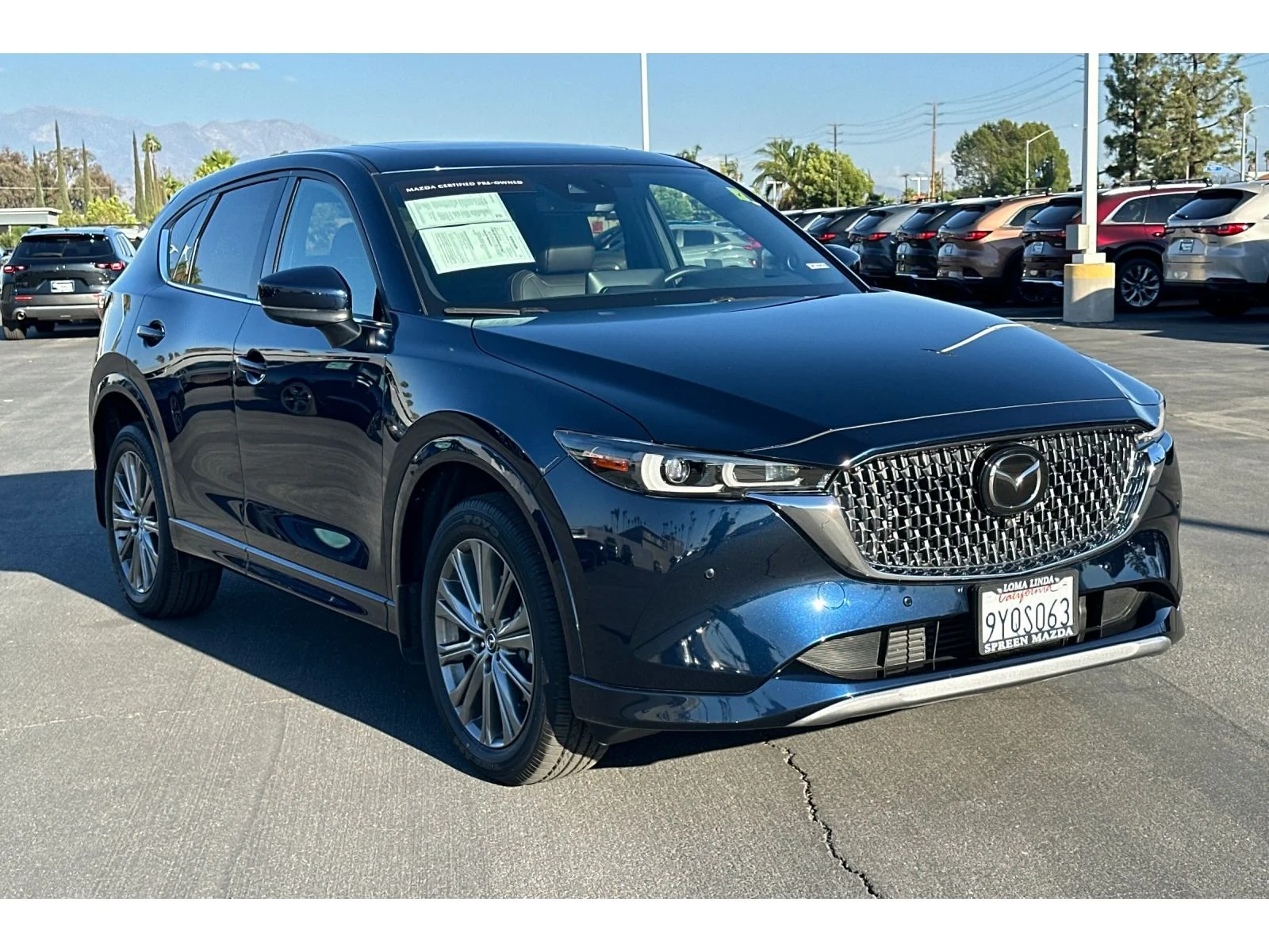 Used 2025 Deep Crystal Blue Mica Mazda 2.5 Turbo Signature image 9