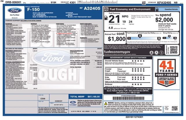 Used 2019 Black Ford Lariat image 9
