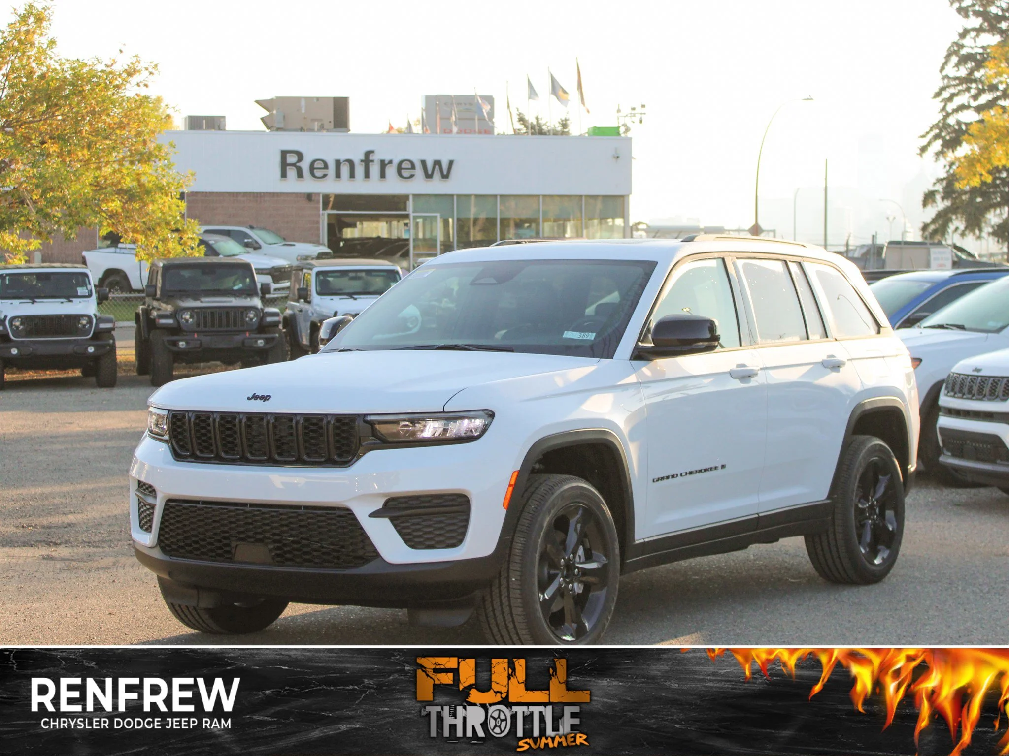 New 2025 White Jeep Altitude* 4x4, Sunroof, Trailer Tow Pkg, Remote Start image 1