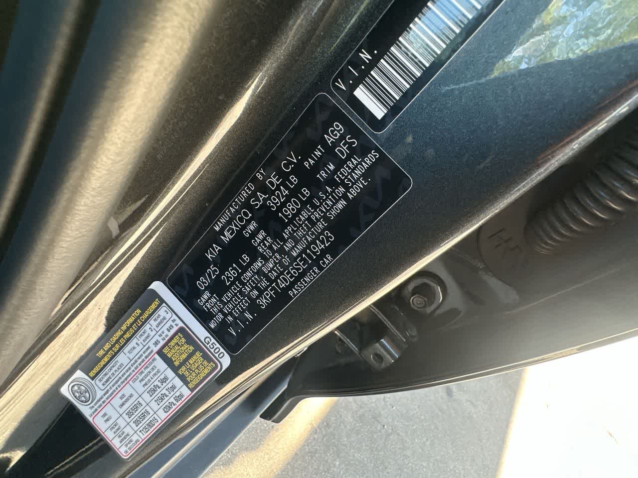 Used 2025 Interstellar Gray Kia LXS image 29