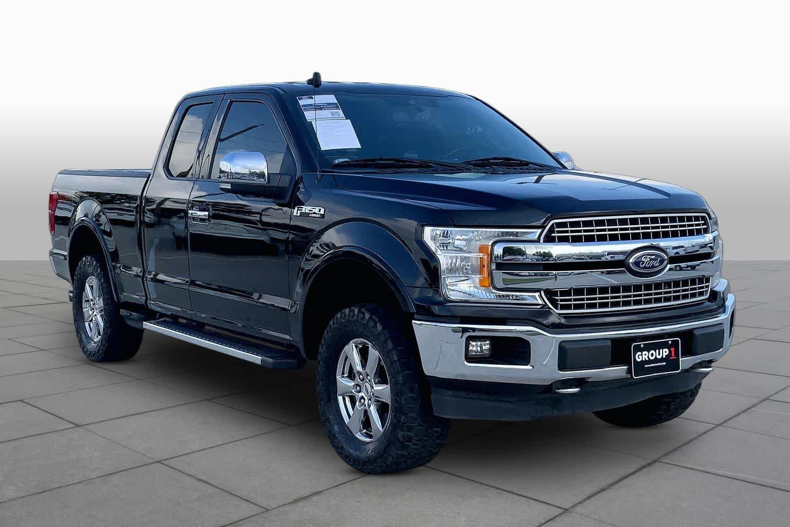 Used 2020 Agate Black Metallic Ford LARIAT image 3