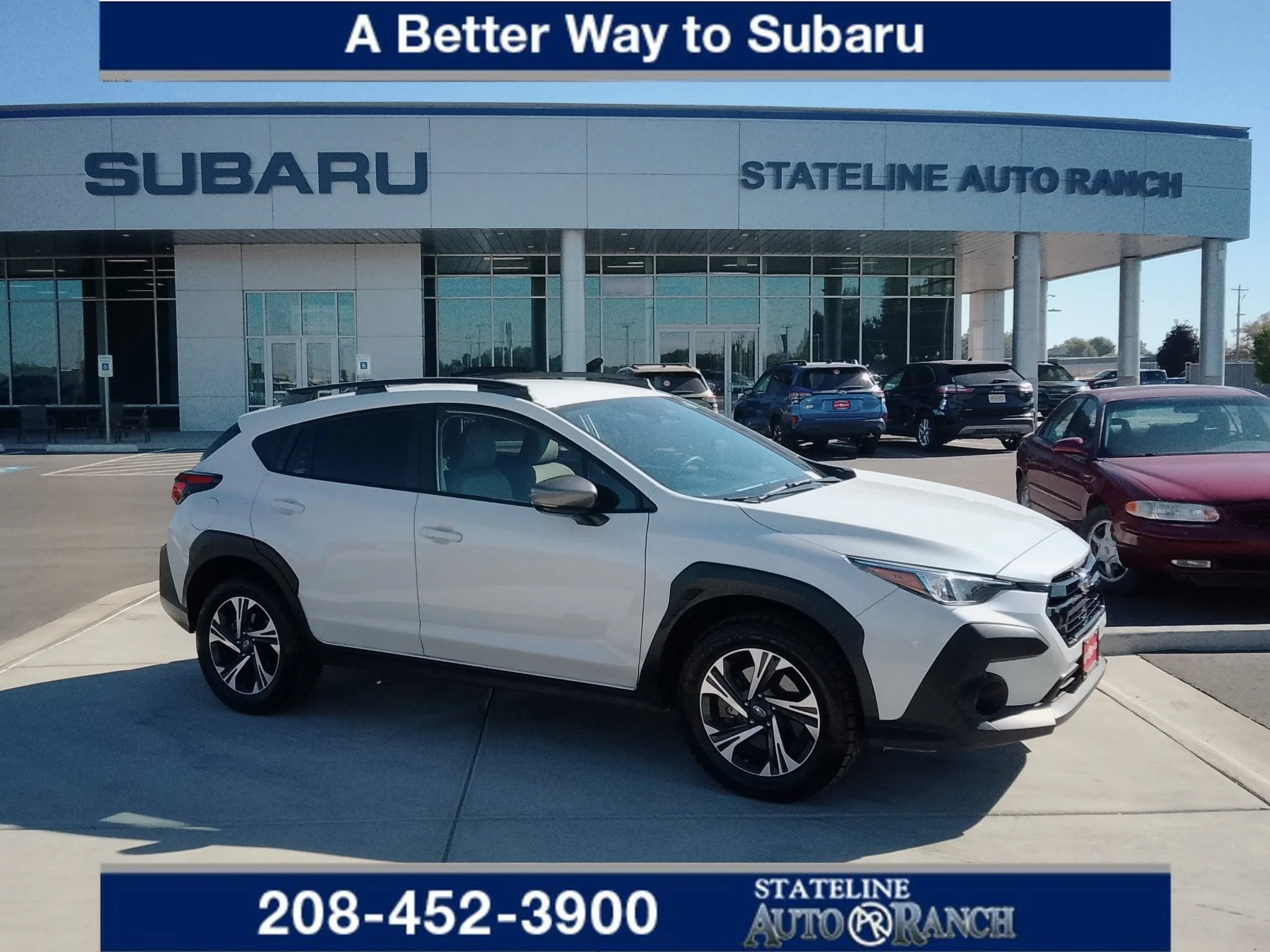 Certified Used 2024 Crystal White Pearl Subaru Premium image 1