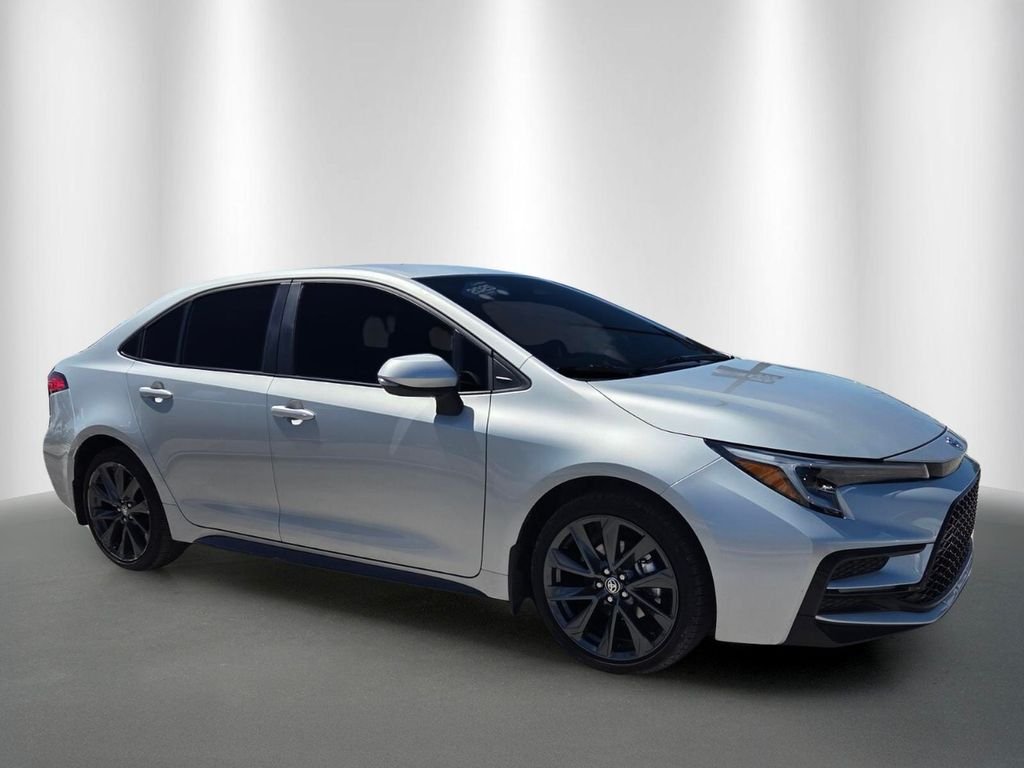 Used 2025 Silver Toyota SE image 2