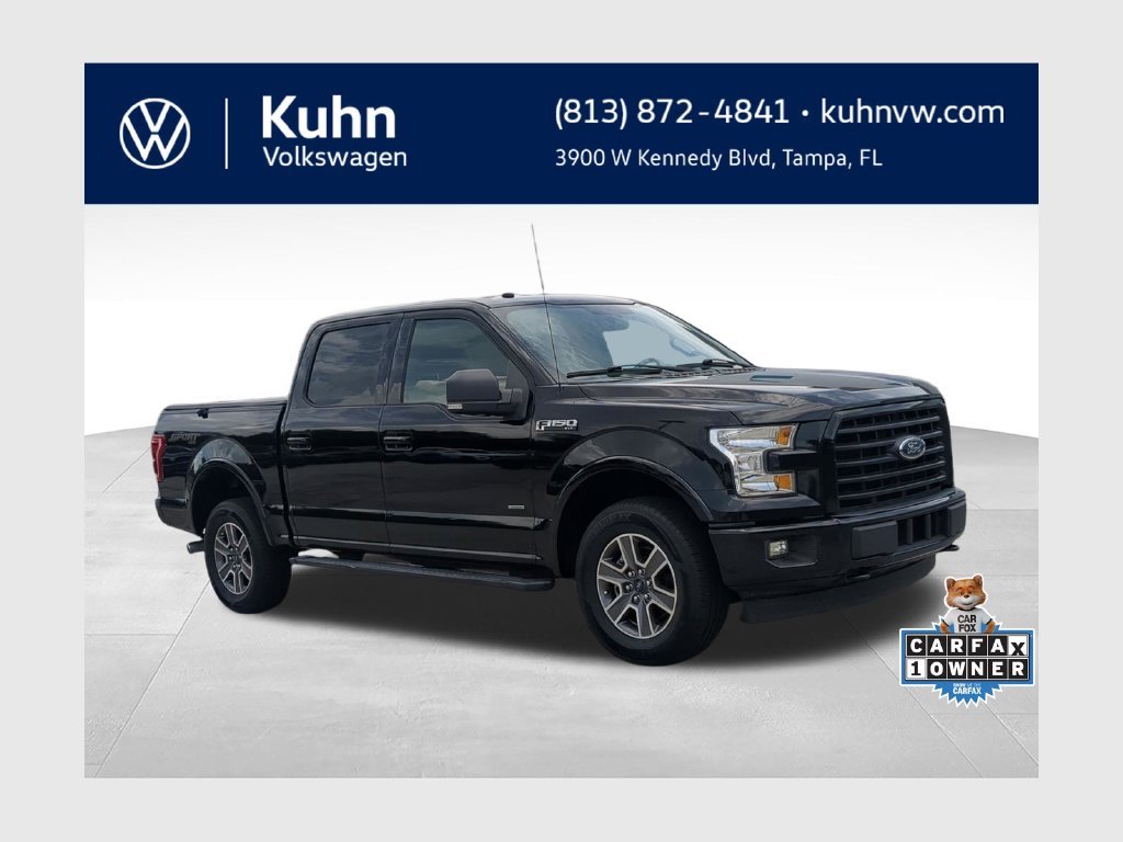 Used 2017 Black Ford XLT image 1