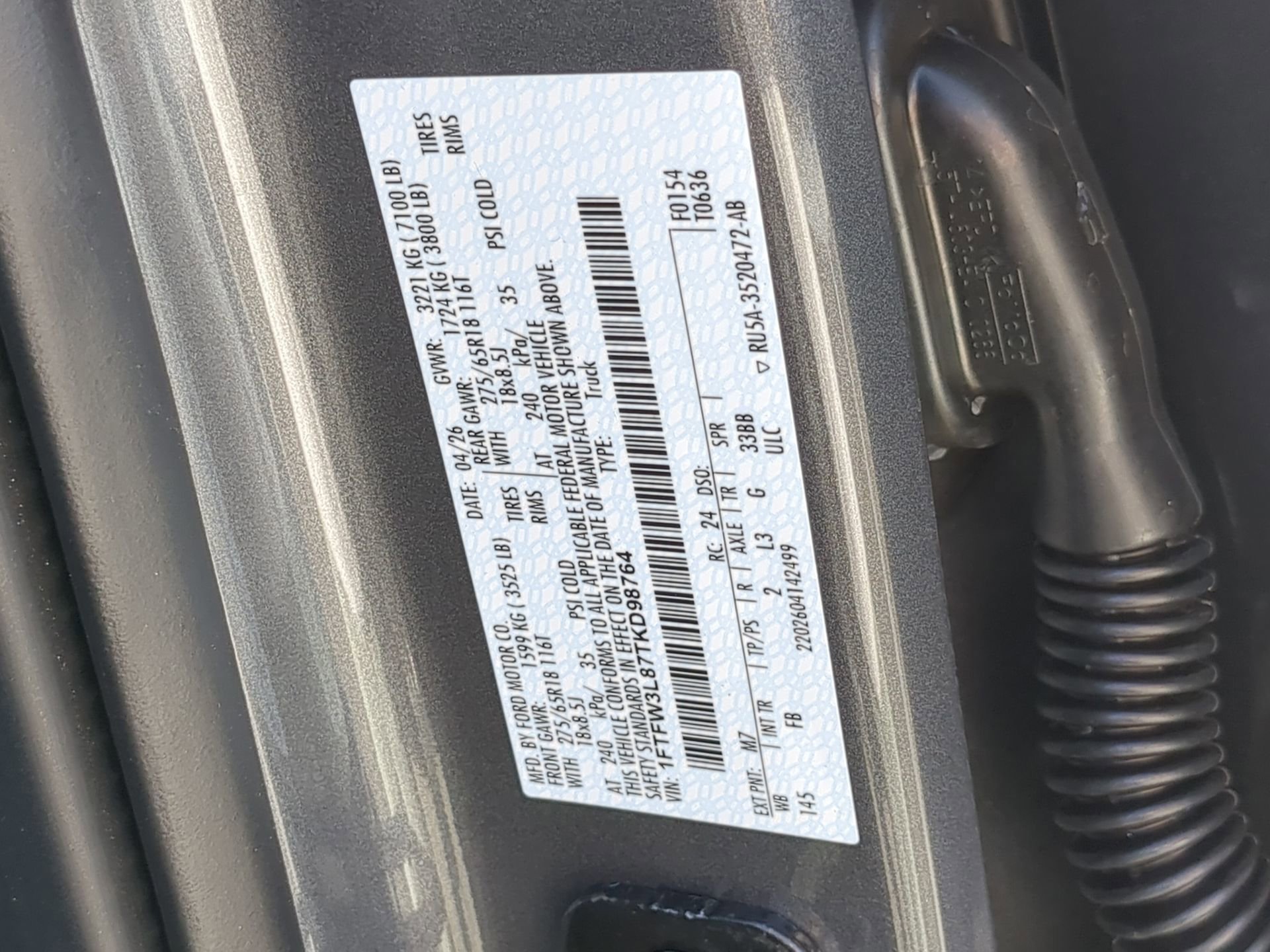 New 2026 Carbonized Gray Metallic Ford XLT image 69